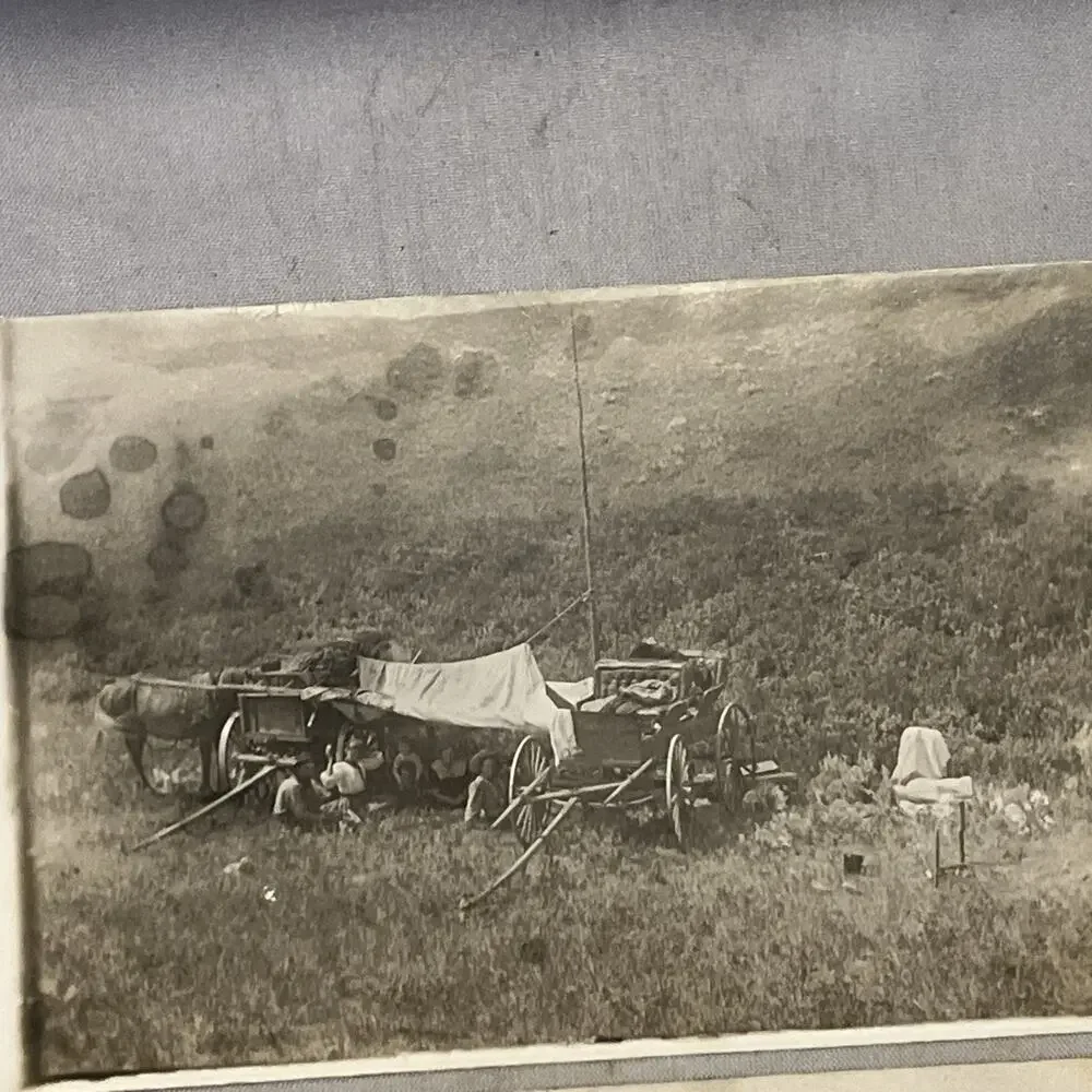 C1910 RPPC 6 Settlers Pioneers Farms Homesteads